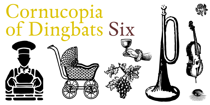 Cornucopia of Dingbats Six